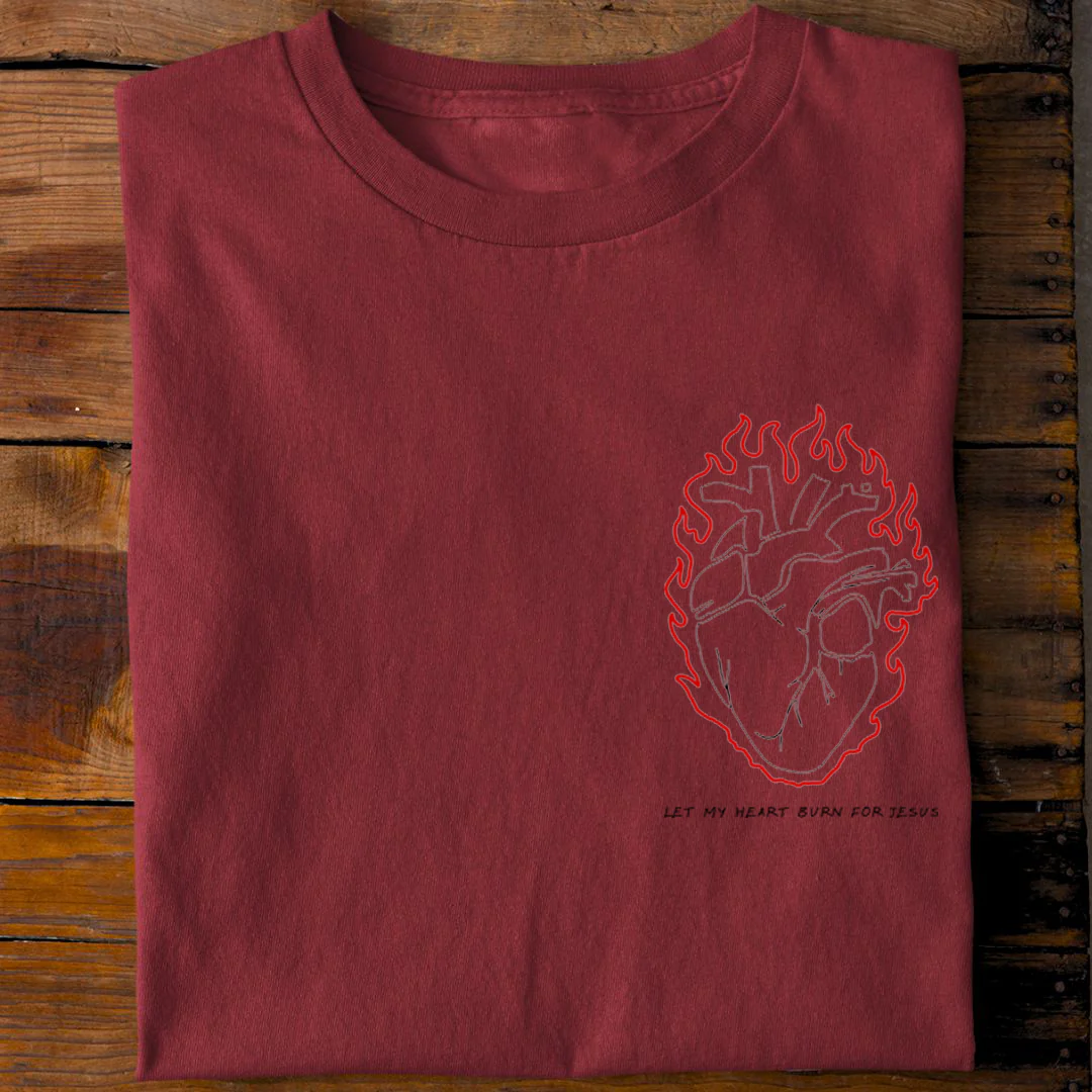 Let my Heart burn for Jesus Shirt - Image 4