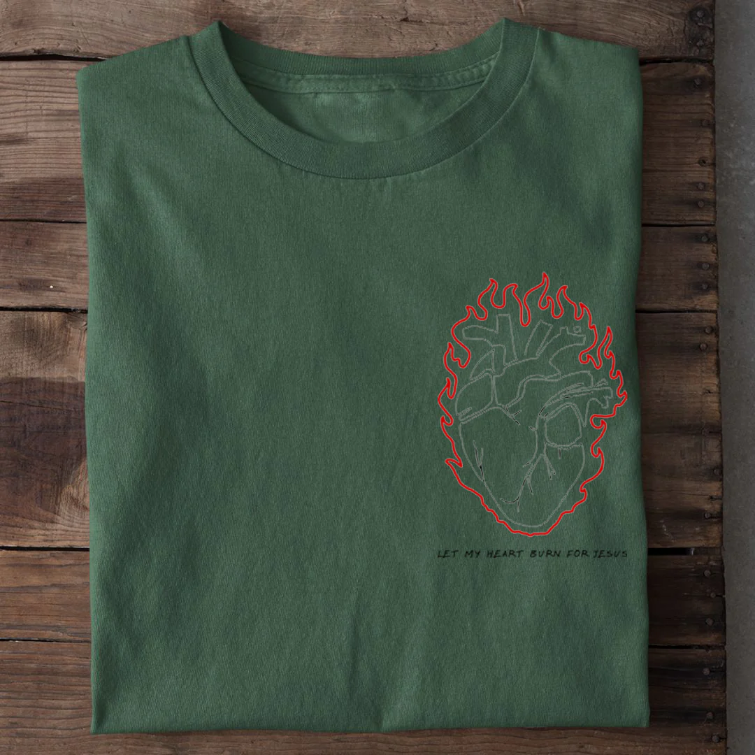 Let my Heart burn for Jesus Shirt - Image 6