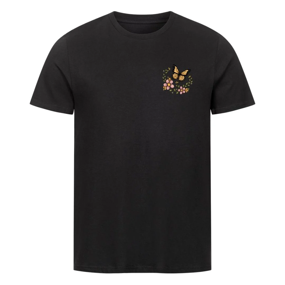 Let your Faith Bloom and Fly Shirt Front & Back - Image 3