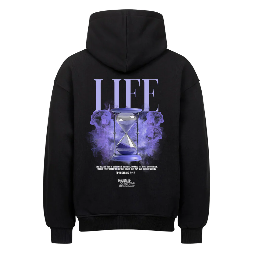 Life Streetwear Oversized Hoodie BackPrint