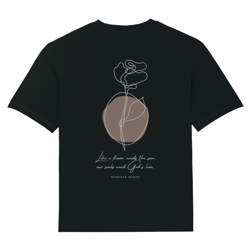 Like a Flower Oversized Shirt BackPrint - Image 2