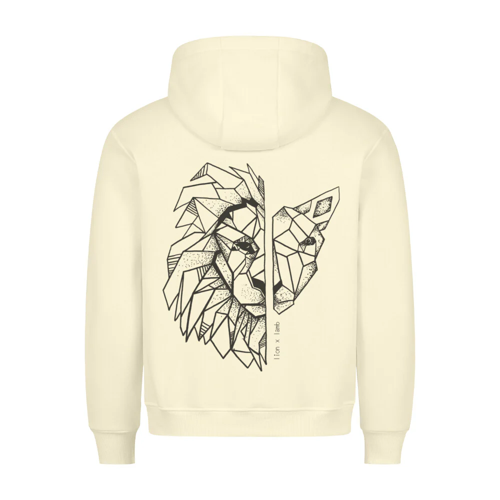 Lion x Lamb Hoodie BackPrint - Image 3