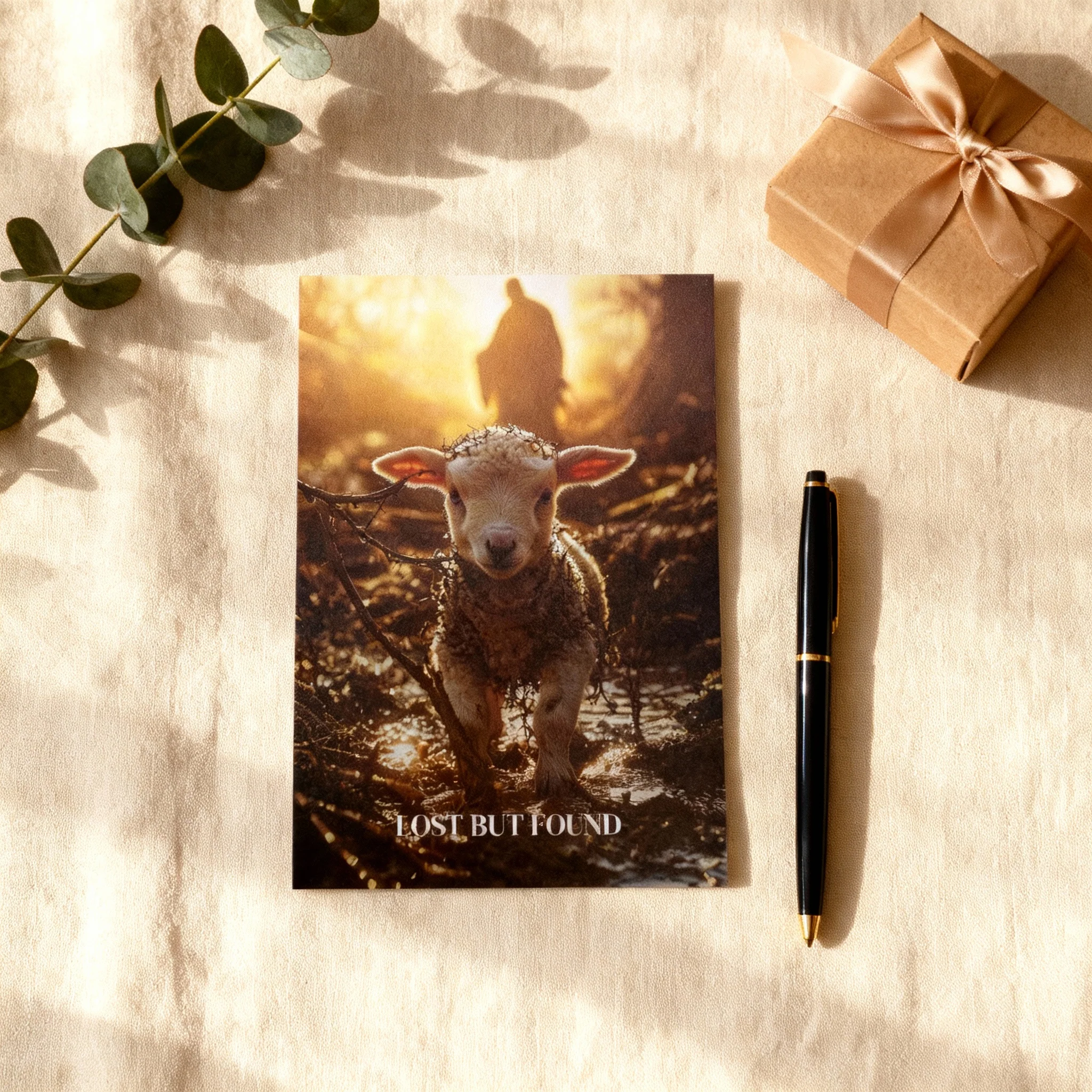 Lost but found Postkarte
