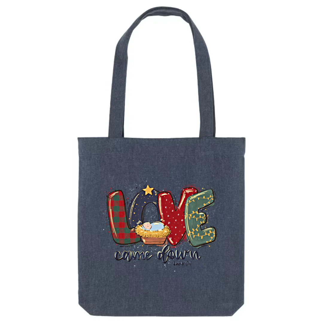 Love came down Christmas Tragetasche - Image 4