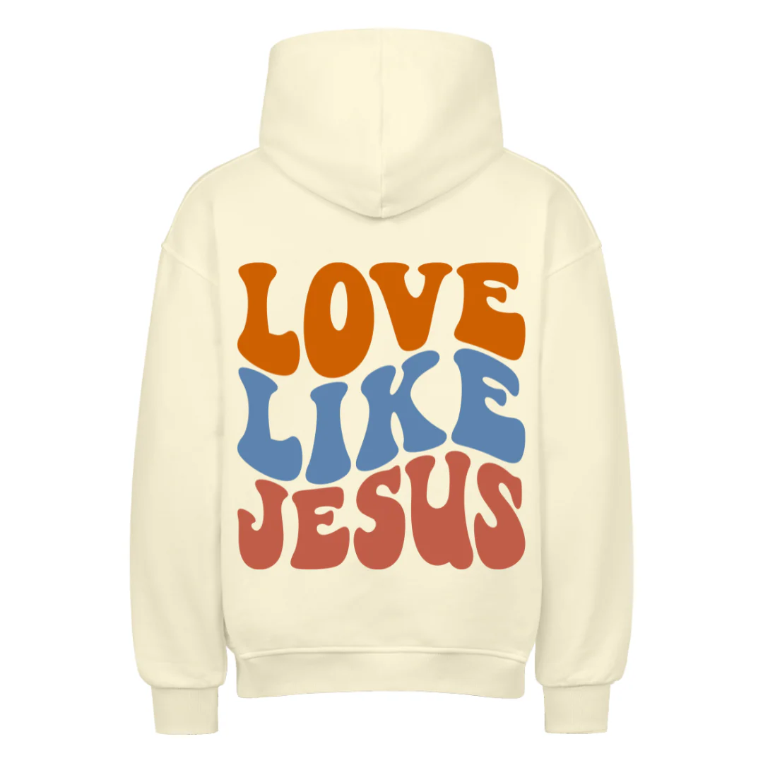 Love like Jesus Oversized Hoodie - Image 5