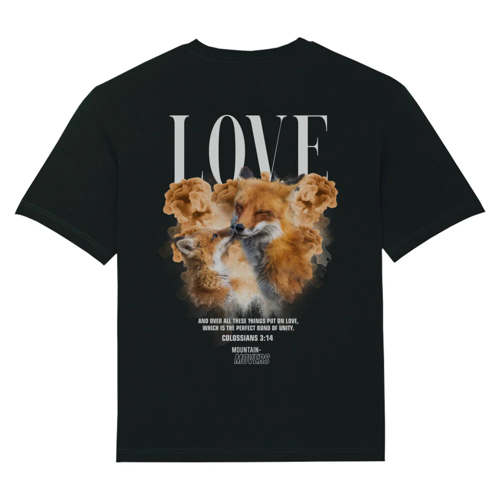Love Fox Streetwear Oversized Shirt BackPrint - Image 2
