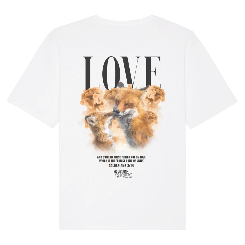 Love Fox Streetwear Oversized Shirt BackPrint - Image 4