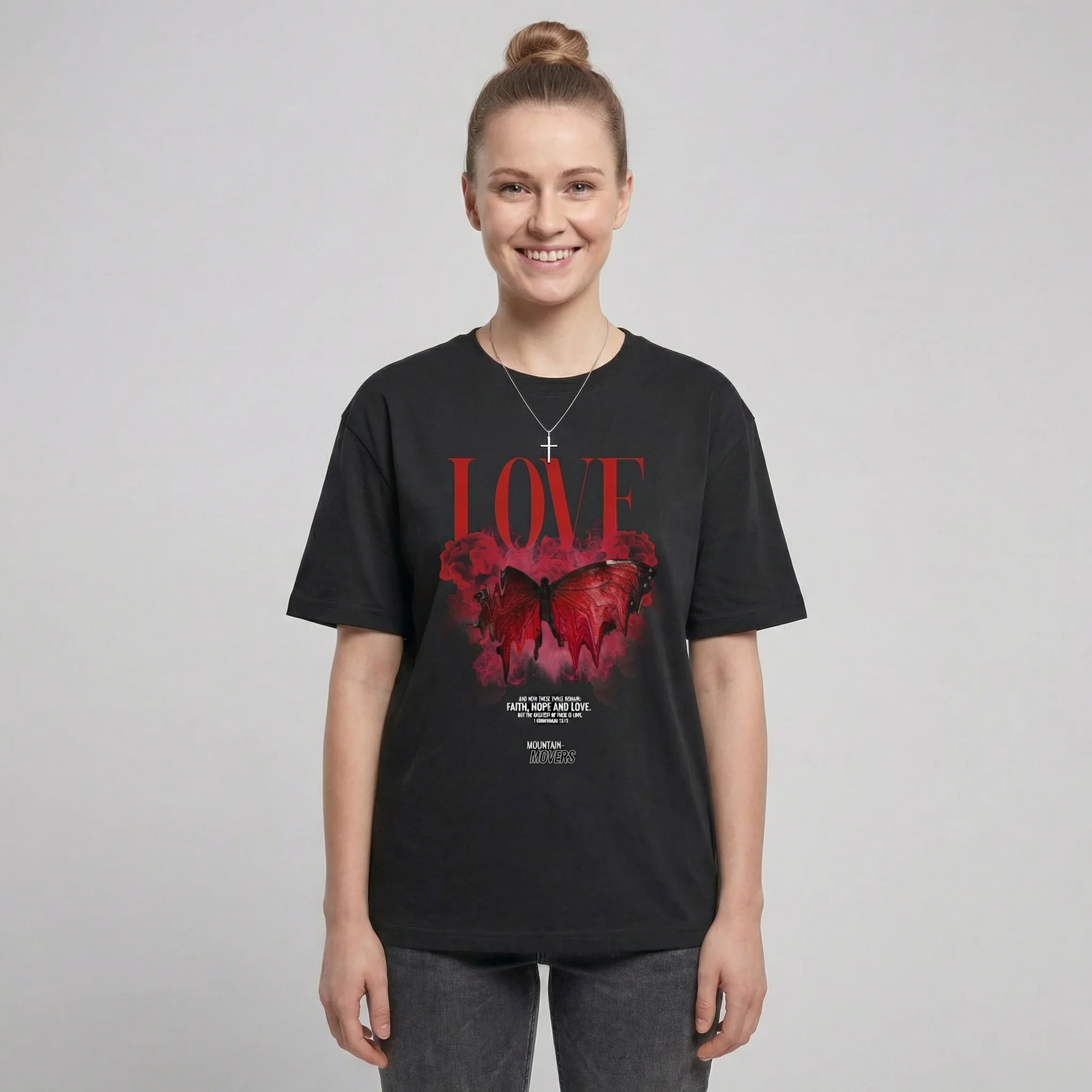 Love Streetwear Oversized Shirt FrontPrint