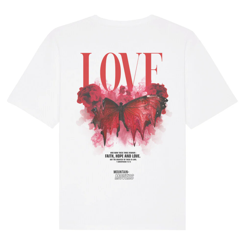 Love Streetwear Oversized Shirt BackPrint - Image 4