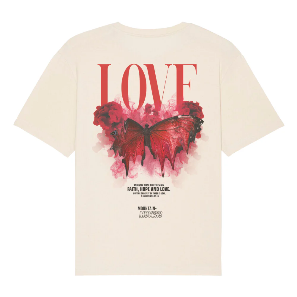 Love Streetwear Oversized Shirt BackPrint - Image 6