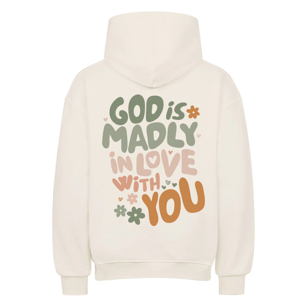 Madly in Love Oversized Hoodie BackPrint - Image 3