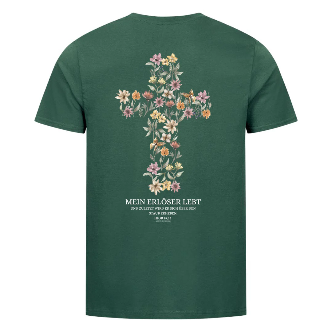 Mein Erlöser lebt Shirt Backprint - Image 8