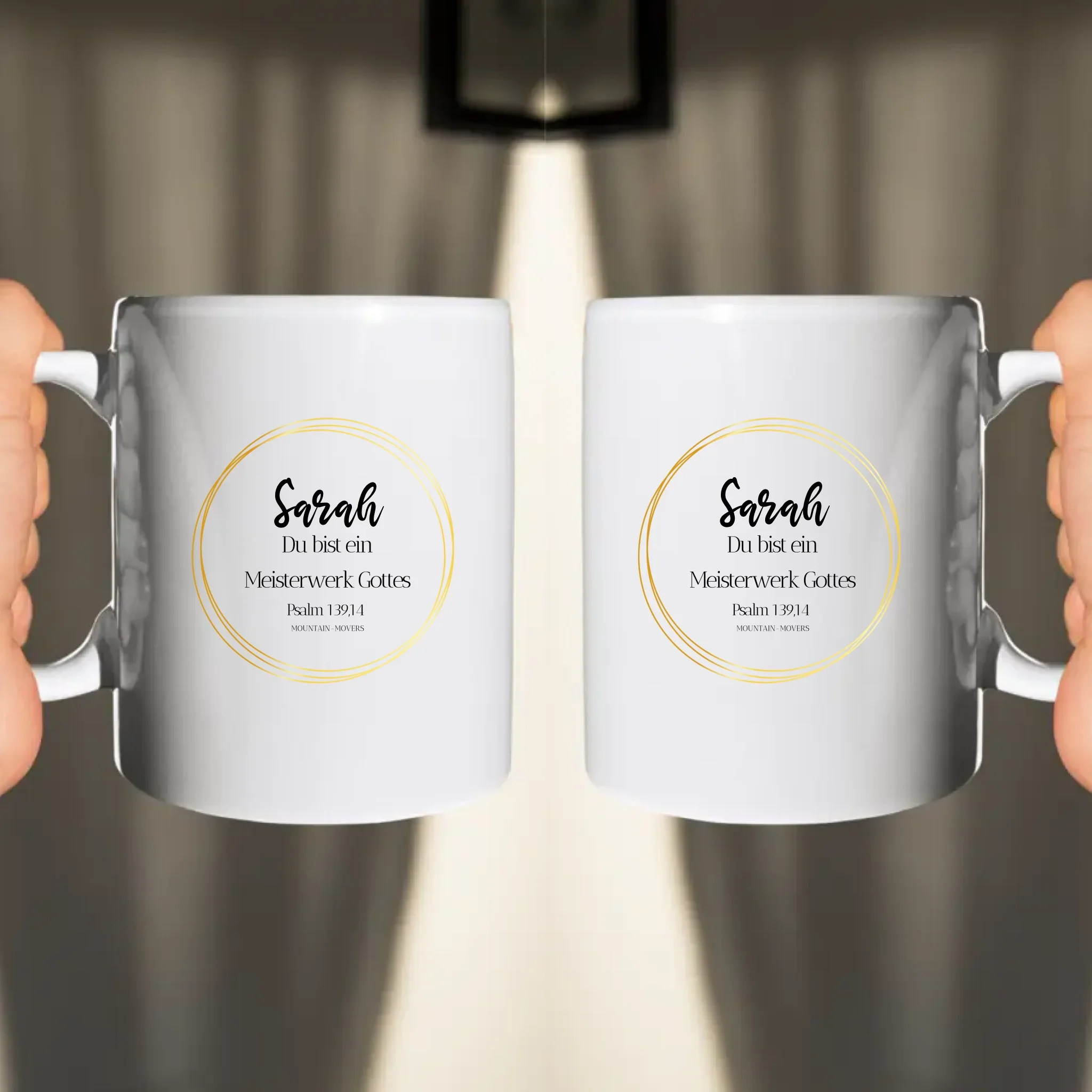 Meisterwerk Gottes Tasse Personalisierbar