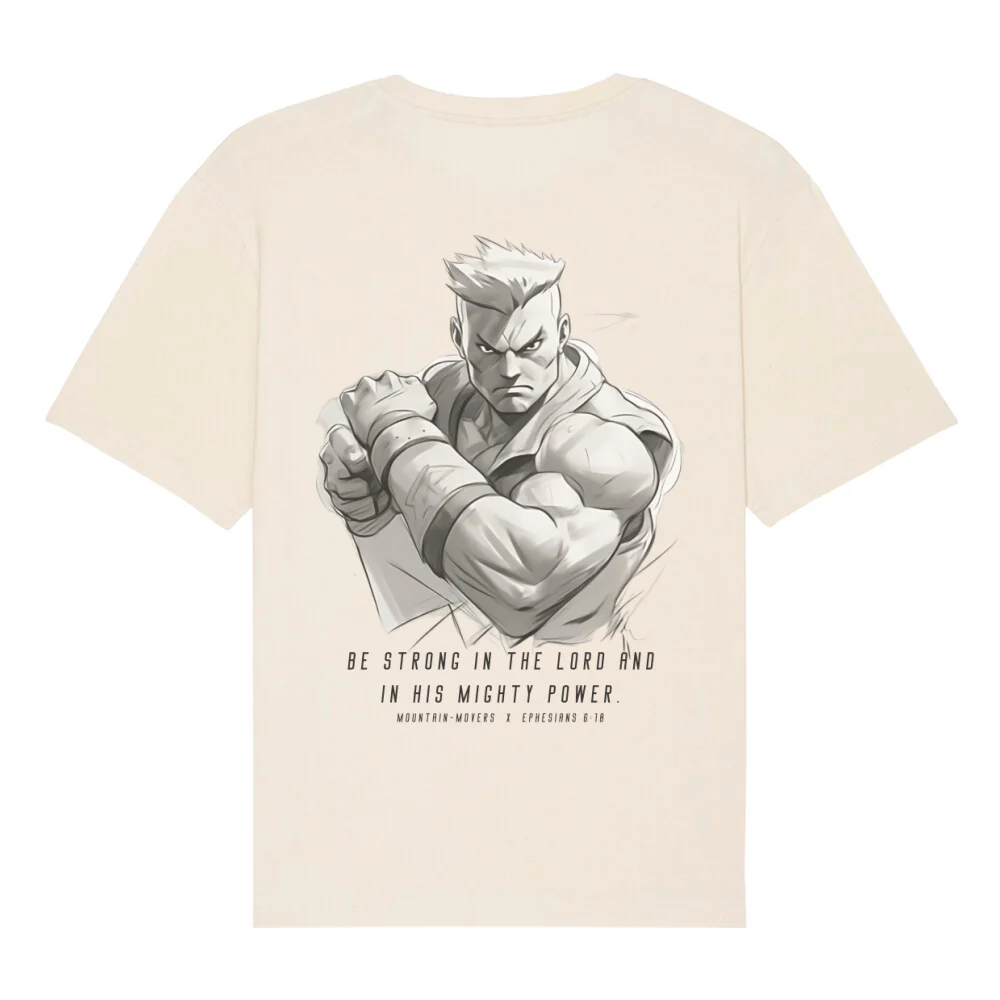 Mighty Power Gym Oversized T-Shirt BackPrint - Image 4