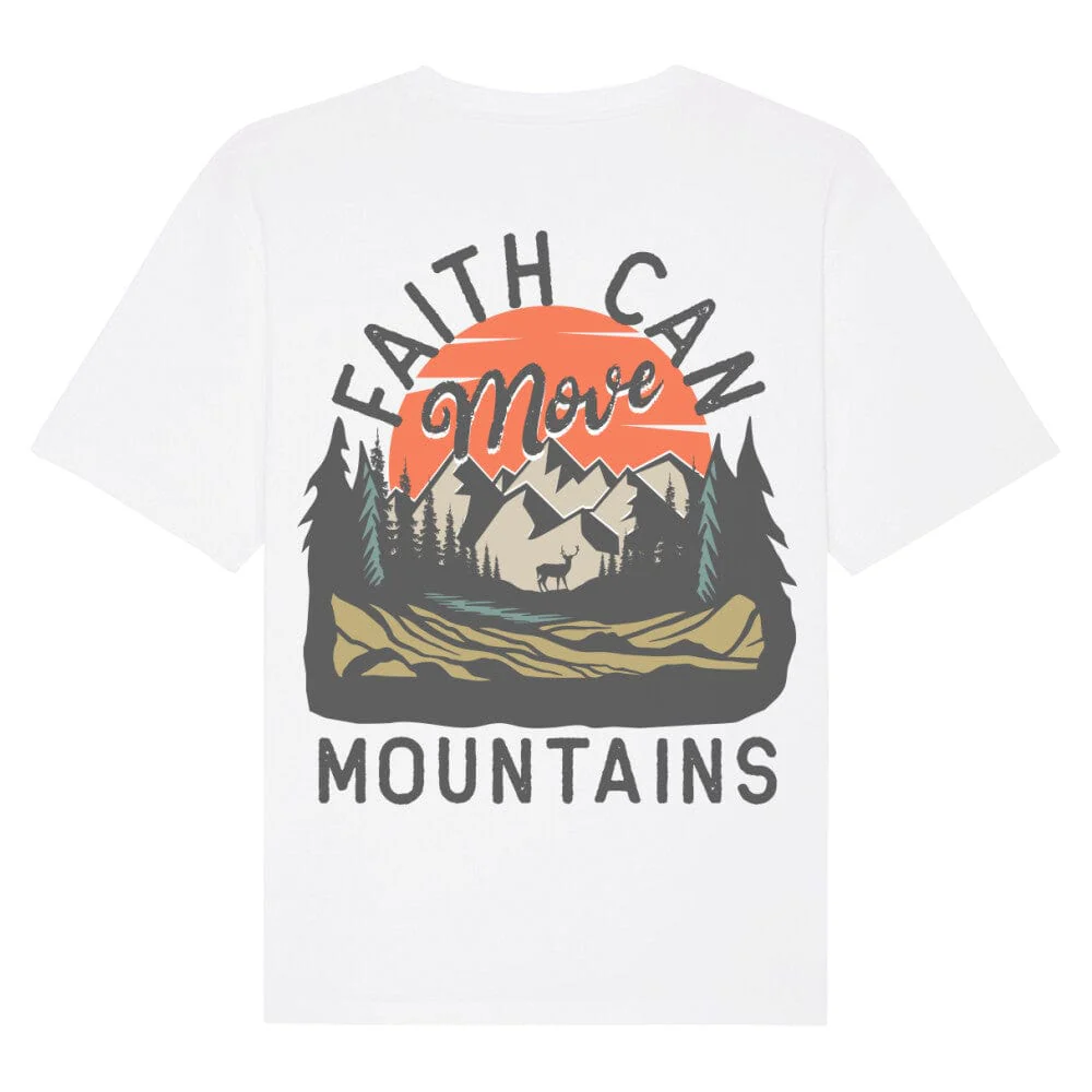 Mountains Retro Oversized Shirt BackPrint - Image 3