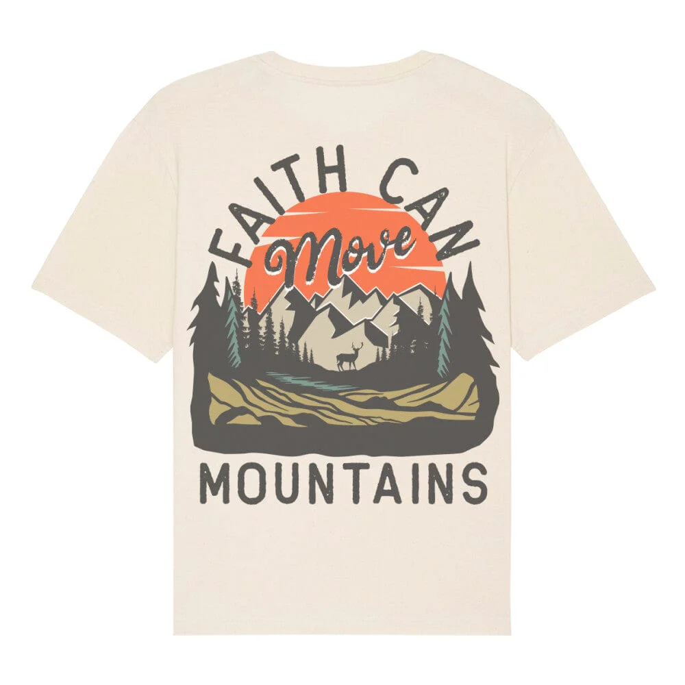 Mountains Retro Oversized Shirt BackPrint - Image 5