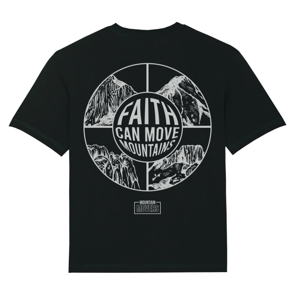 Move Mountains X Bible Oversized Shirt BackPrint