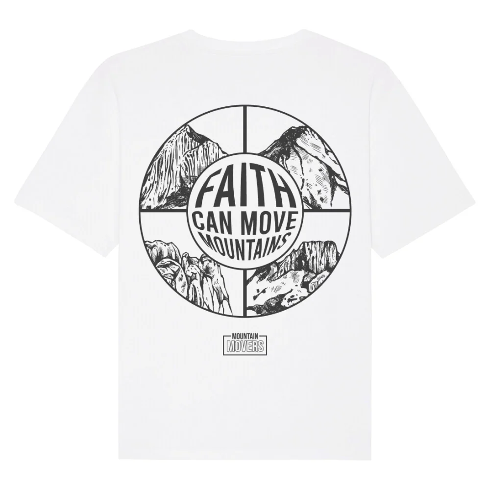 Move Mountains X Bible Oversized Shirt BackPrint - Image 3