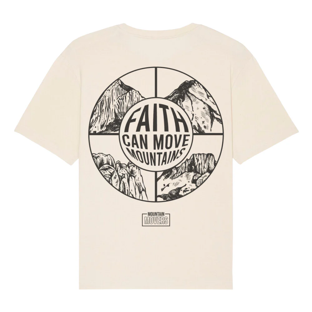 Move Mountains X Bible Oversized Shirt BackPrint - Image 5