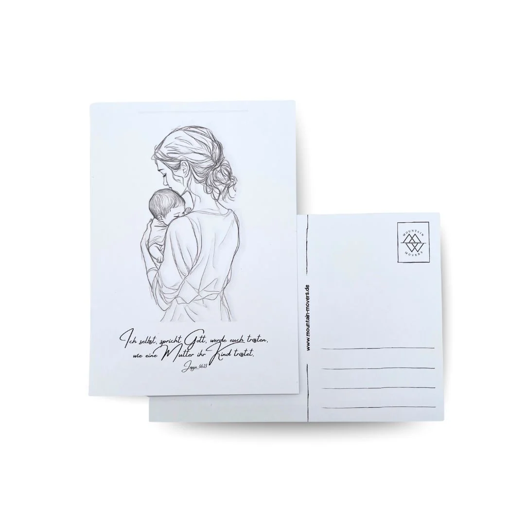 Mutter trösten Postkarte - Image 2