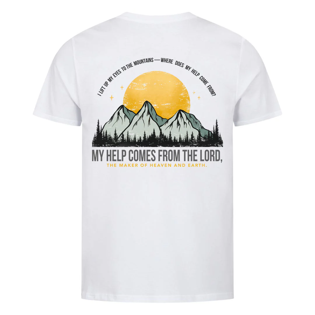 My help comes from the lord Shirt Backprint - Image 5