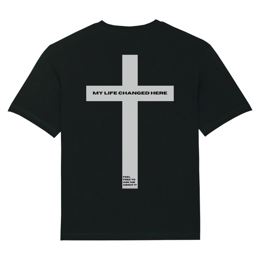 My life changed here Oversized T-Shirt Back