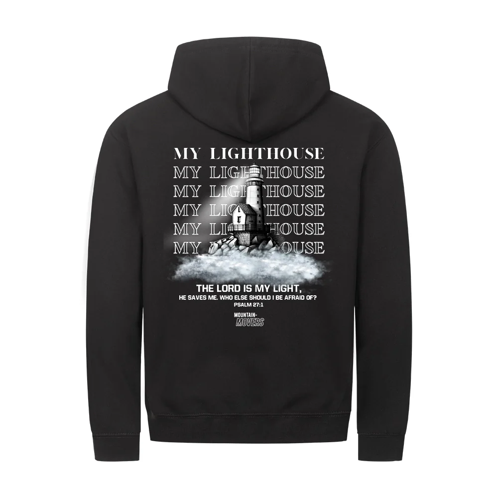 My Lighthouse Zipper Hoodie Backprint