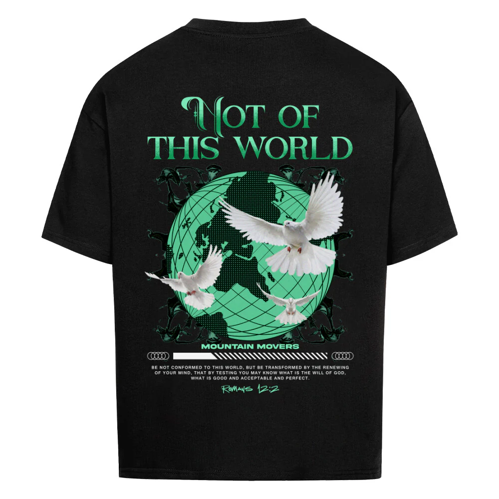 Not of this World Oversized Shirt BackPrint