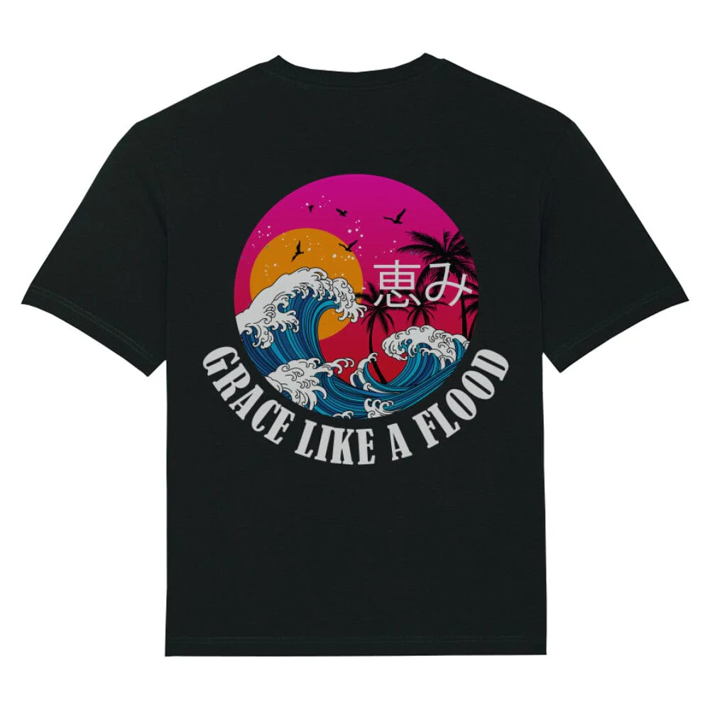 Grace like a Flood Oversized Shirt BackPrint - Image 2