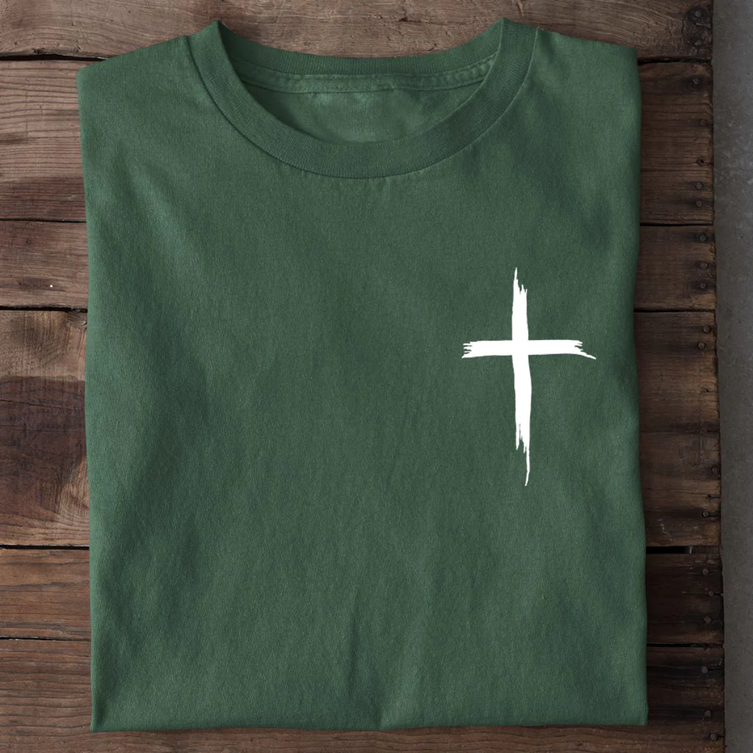 Painted Cross Shirt - Image 8