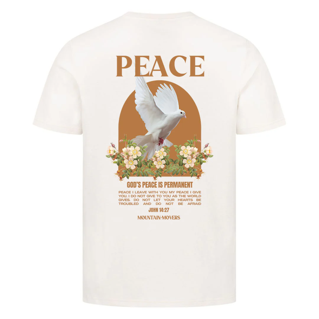 Peace Dove flower Shirt Backprint - Image 6
