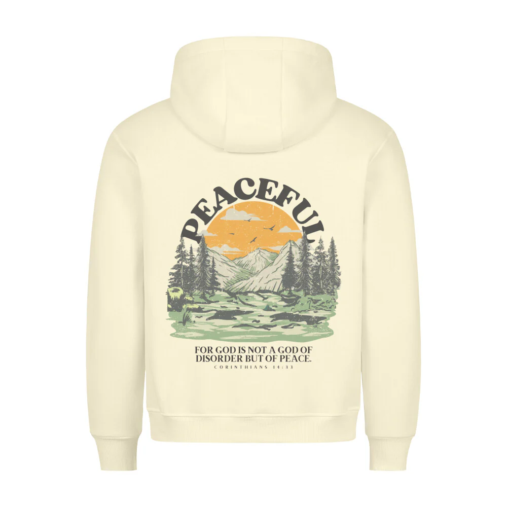 Peaceful Hoodie BackPrint - Image 4