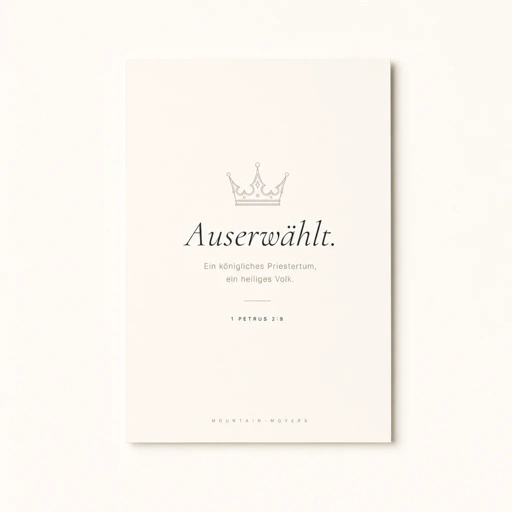 Auserwählt, Krone Poster A4