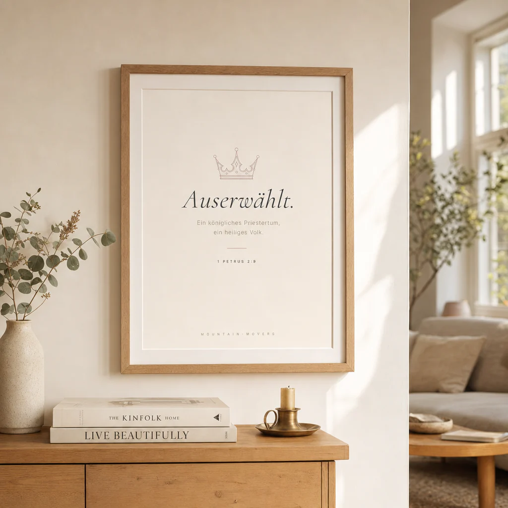 Auserwählt, Krone Poster A4 - Image 4