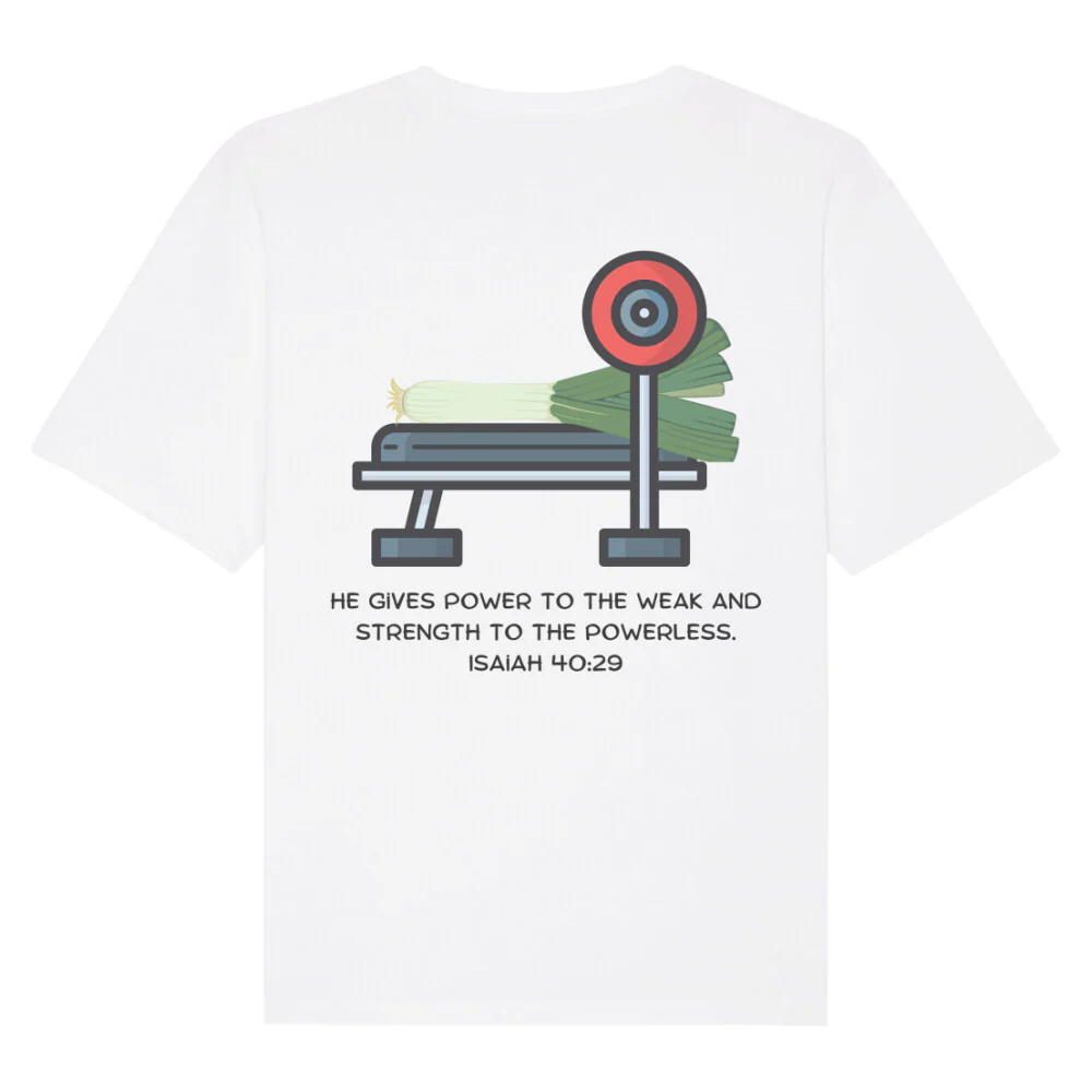 Power Lauch Gym Oversized Shirt BackPrint - Image 3