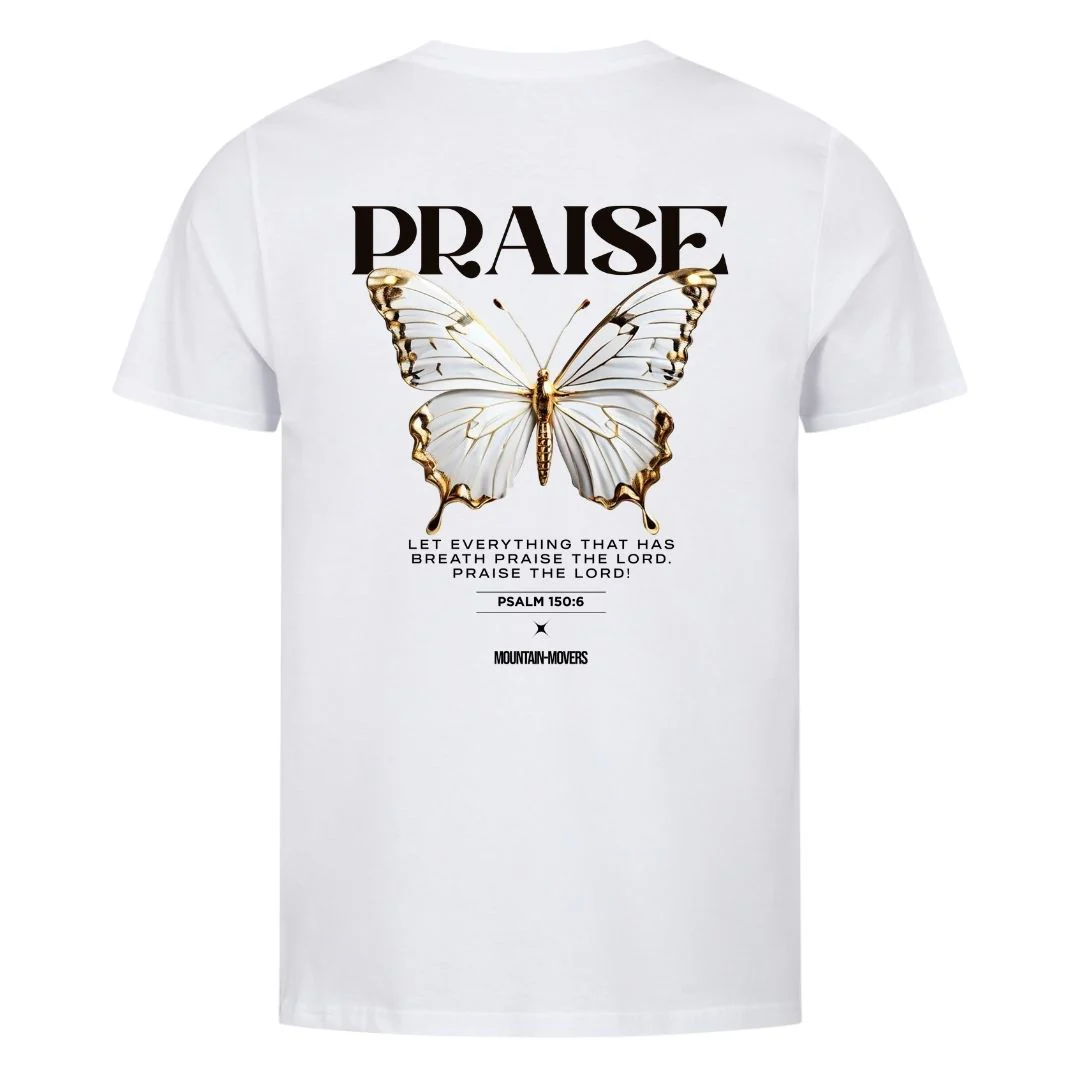 Praise the Lord Butterfly Shirt BackPrint - Image 7