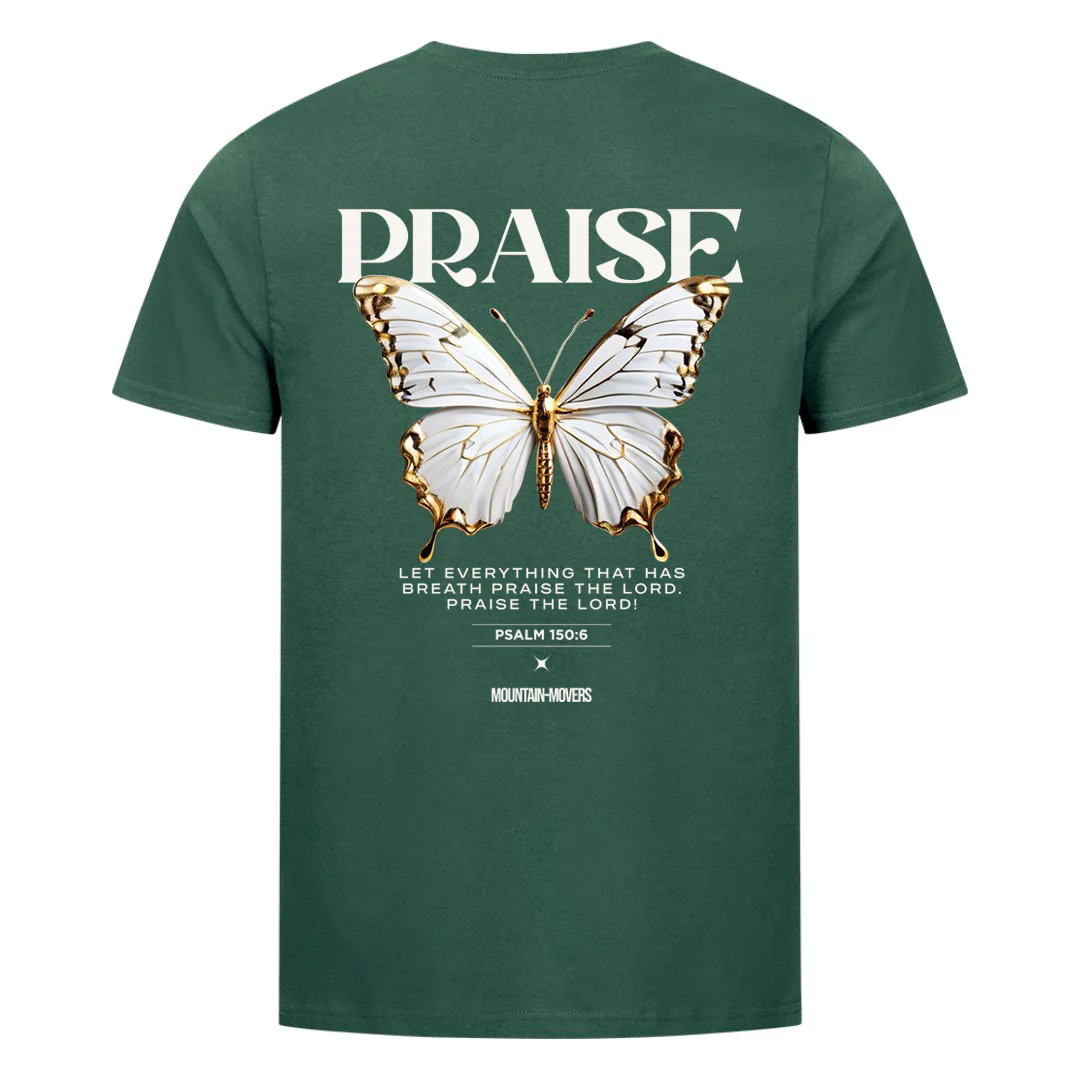 Praise the Lord Butterfly Shirt BackPrint - Image 9