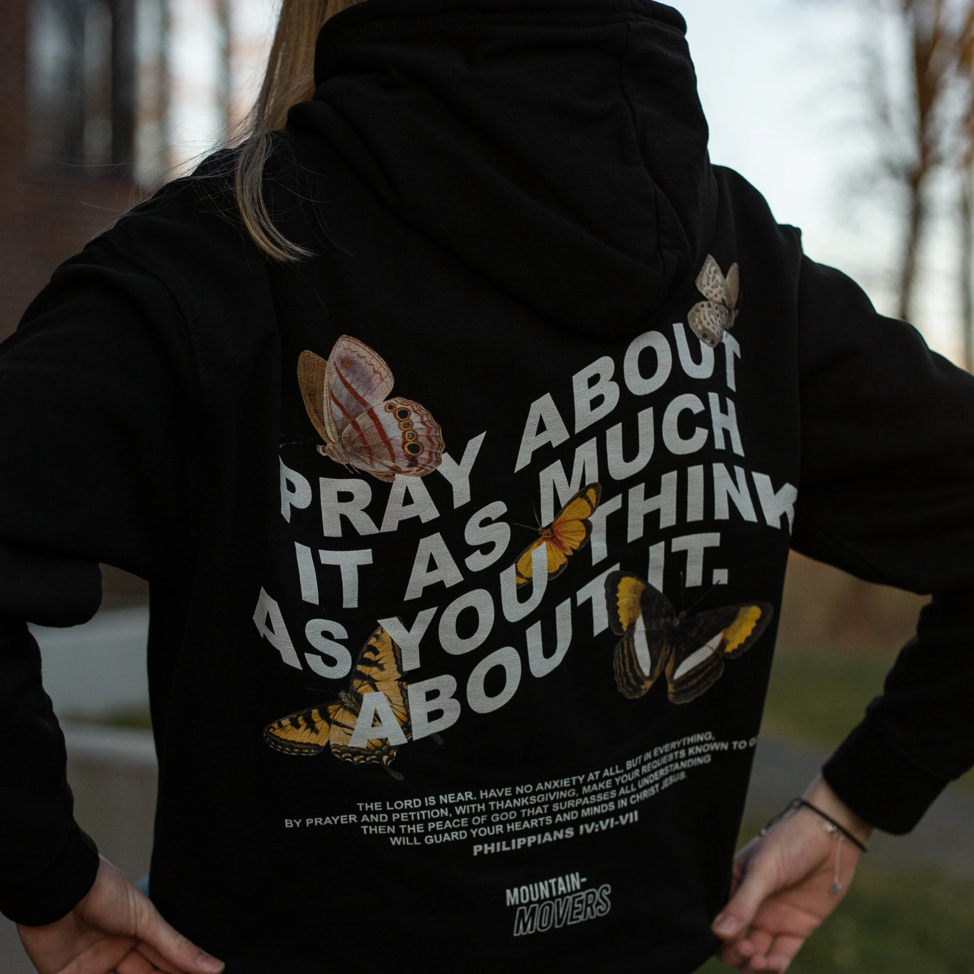 Pray about it Hoodie BackPrint - Image 2