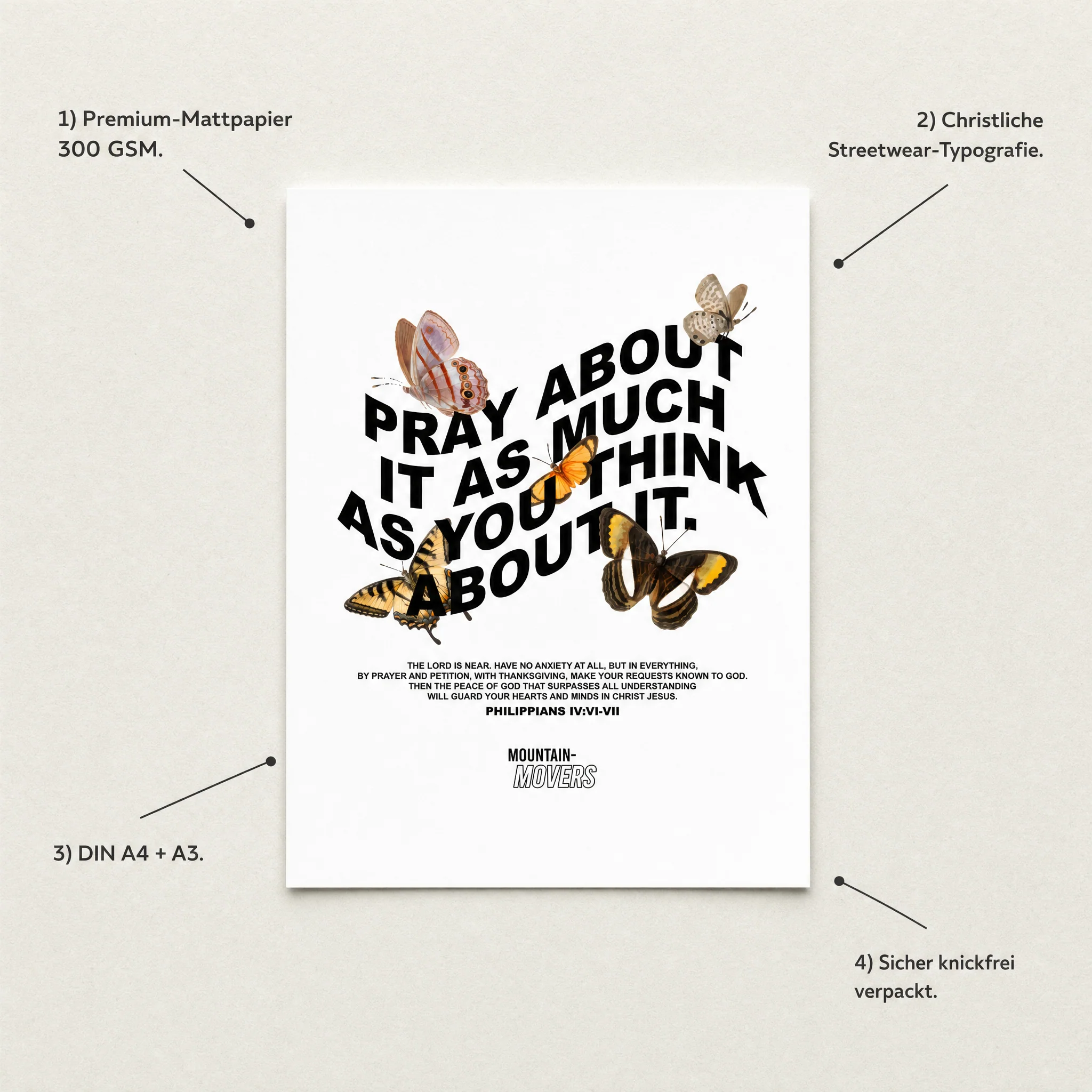 Pray about it Poster A4 + A3 - Image 3