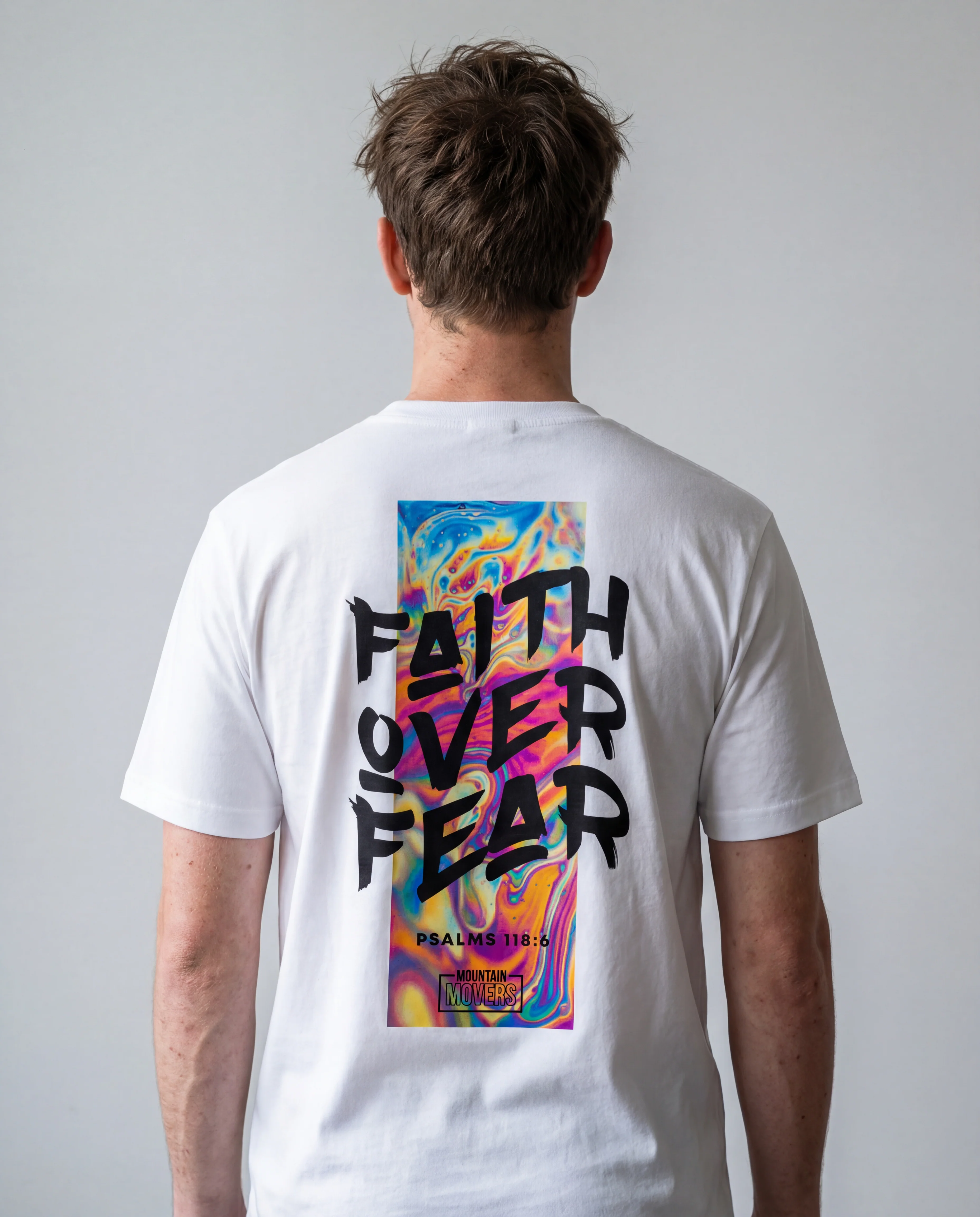 Faith over Fear Streetwear Shirt BackPrint
