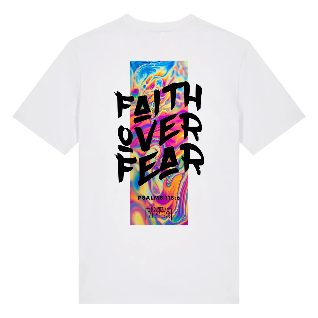 Faith over Fear Streetwear Shirt BackPrint - Image 3