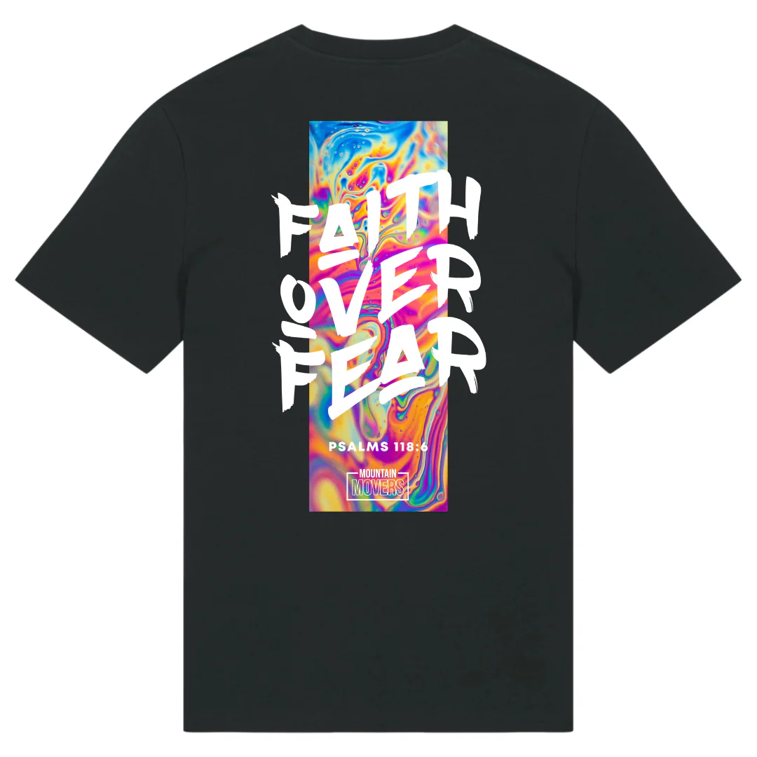 Faith over Fear Streetwear Shirt BackPrint - Image 5