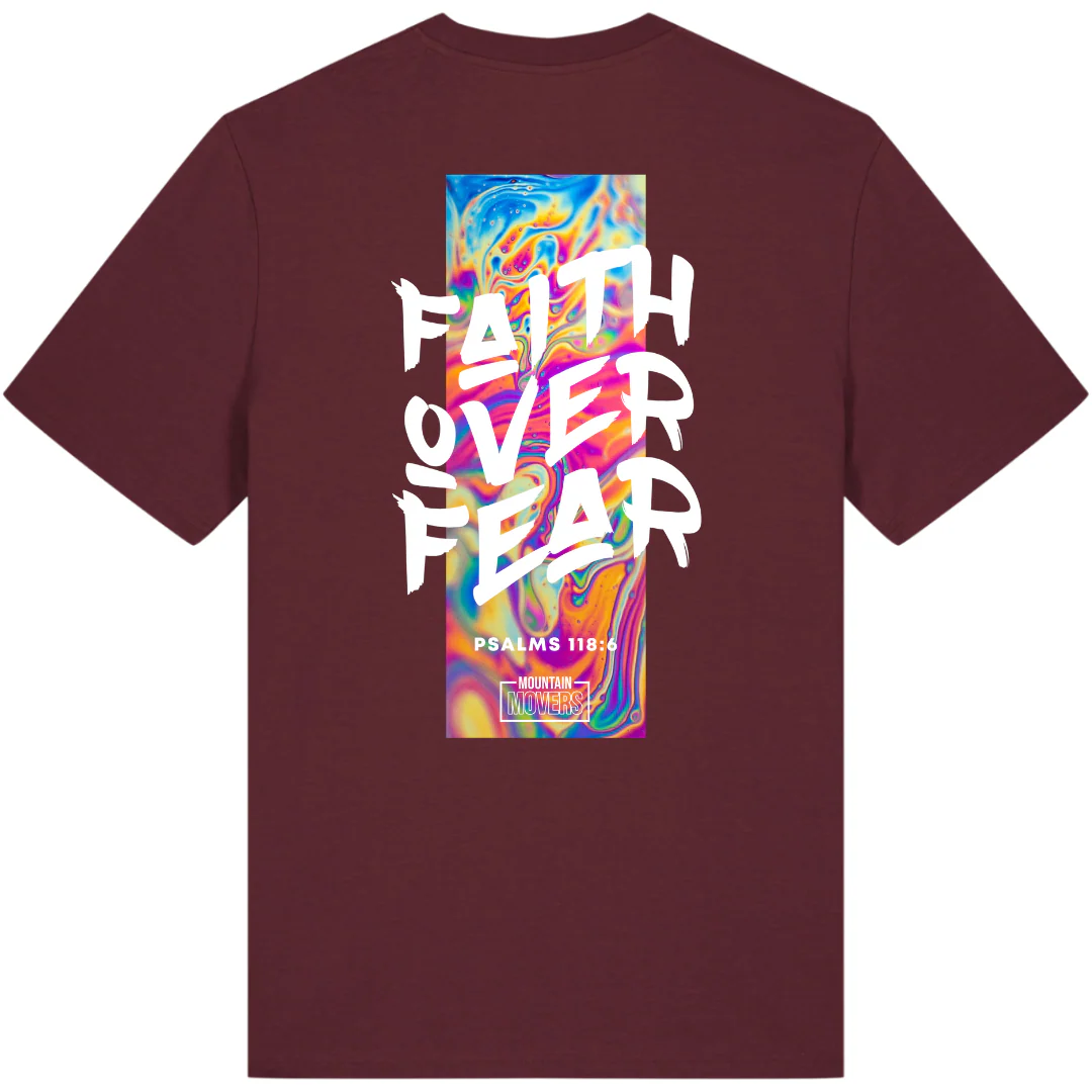 Faith over Fear Streetwear Shirt BackPrint - Image 6