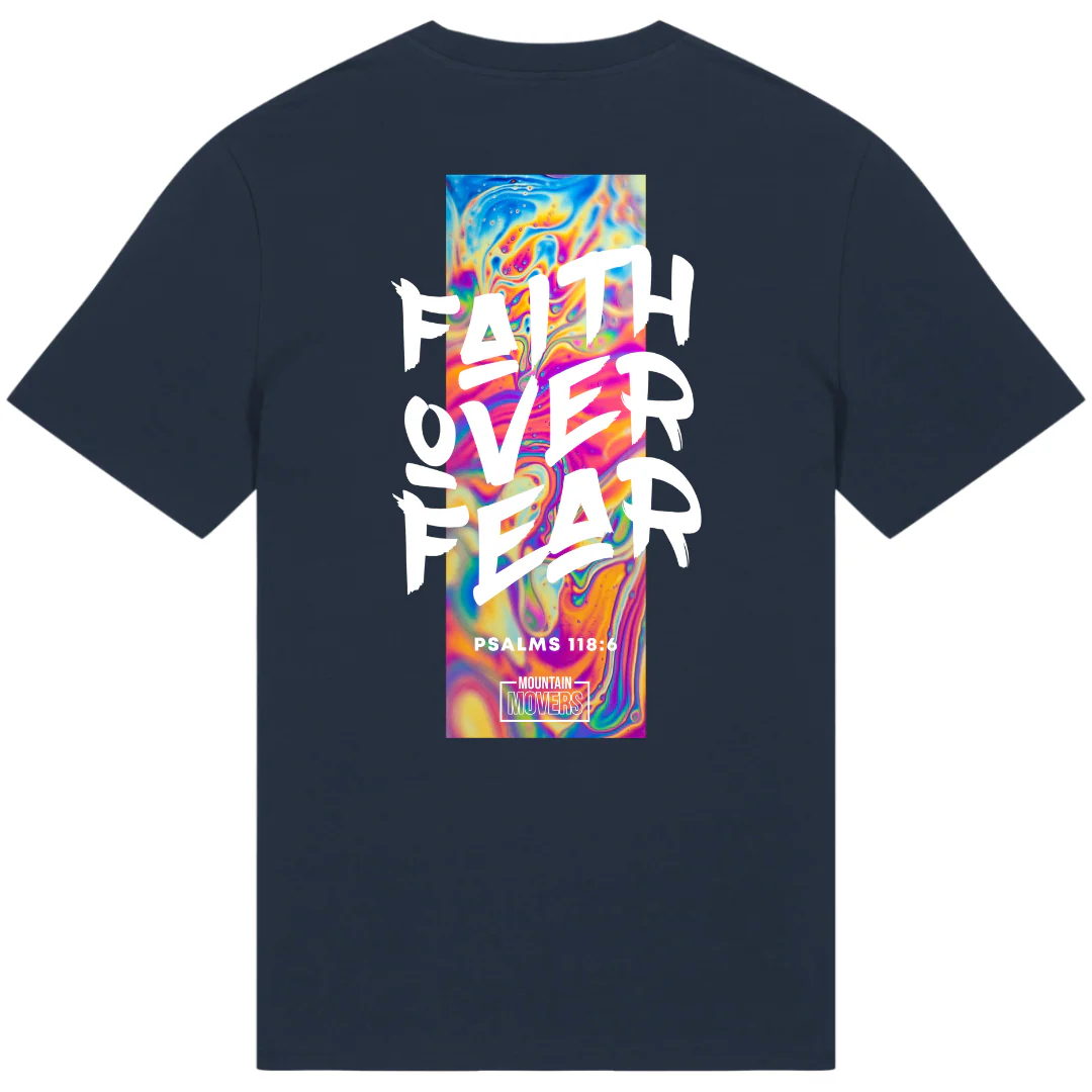 Faith over Fear Streetwear Shirt BackPrint - Image 8