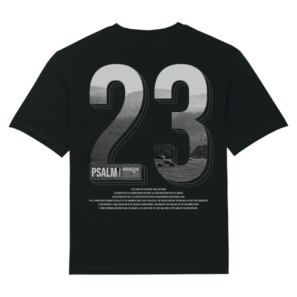 Psalm 23 Oversized Shirt BackPrint - Image 2