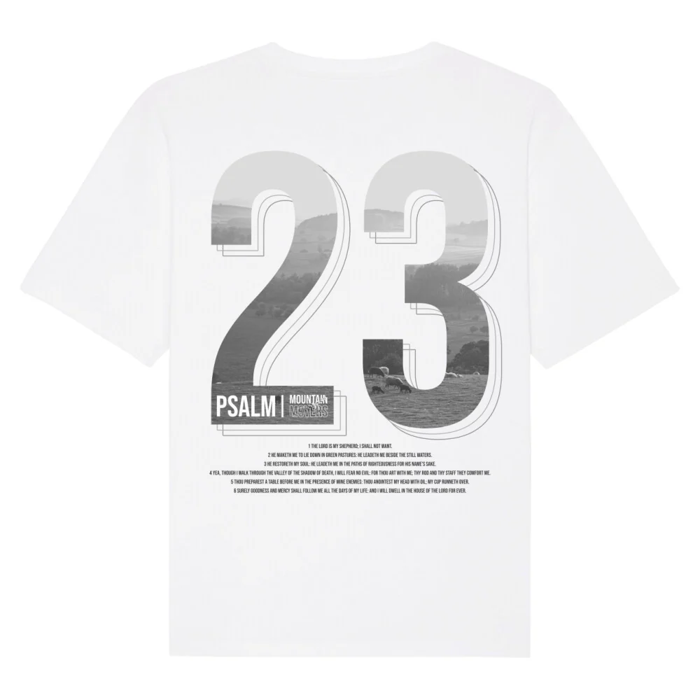 Psalm 23 Oversized Shirt BackPrint - Image 4
