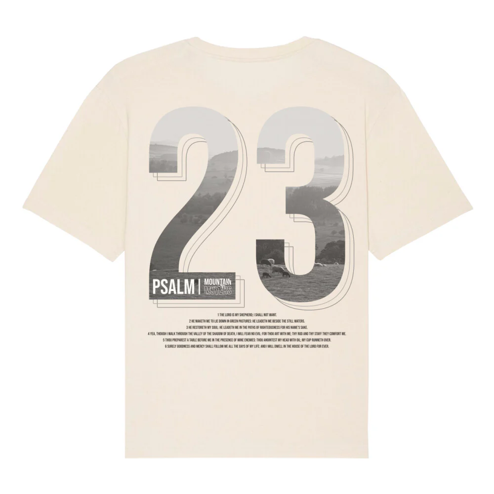 Psalm 23 Oversized Shirt BackPrint - Image 6