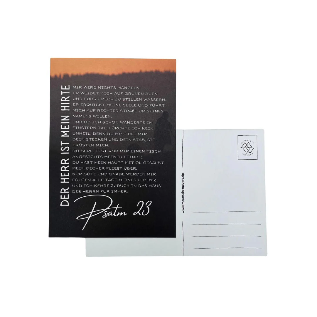 Psalm 23 Postkarte - Image 2