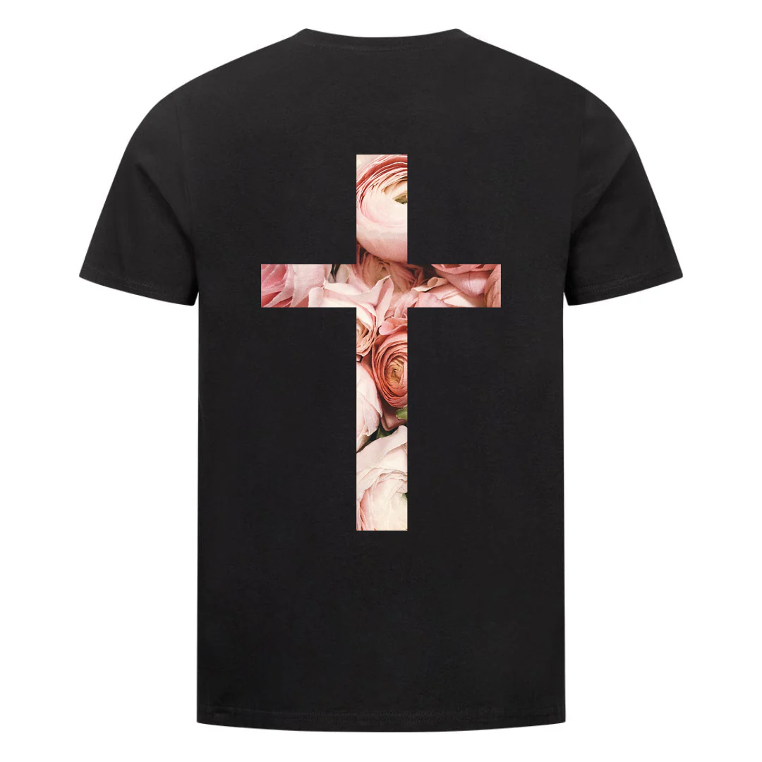 Rose Cross Shirt Backprint - Image 2