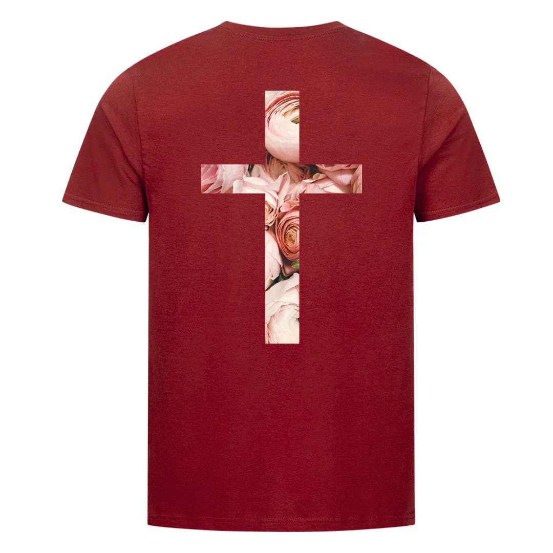 Rose Cross Shirt Backprint - Image 5